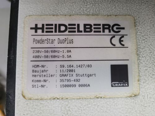 Heidelberg PowderStar DuoPlus
