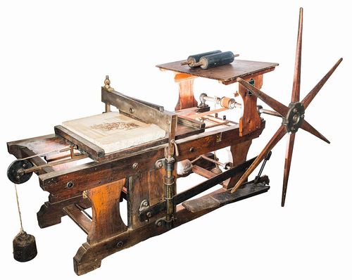 Steindruckpresse / Lithographic Press